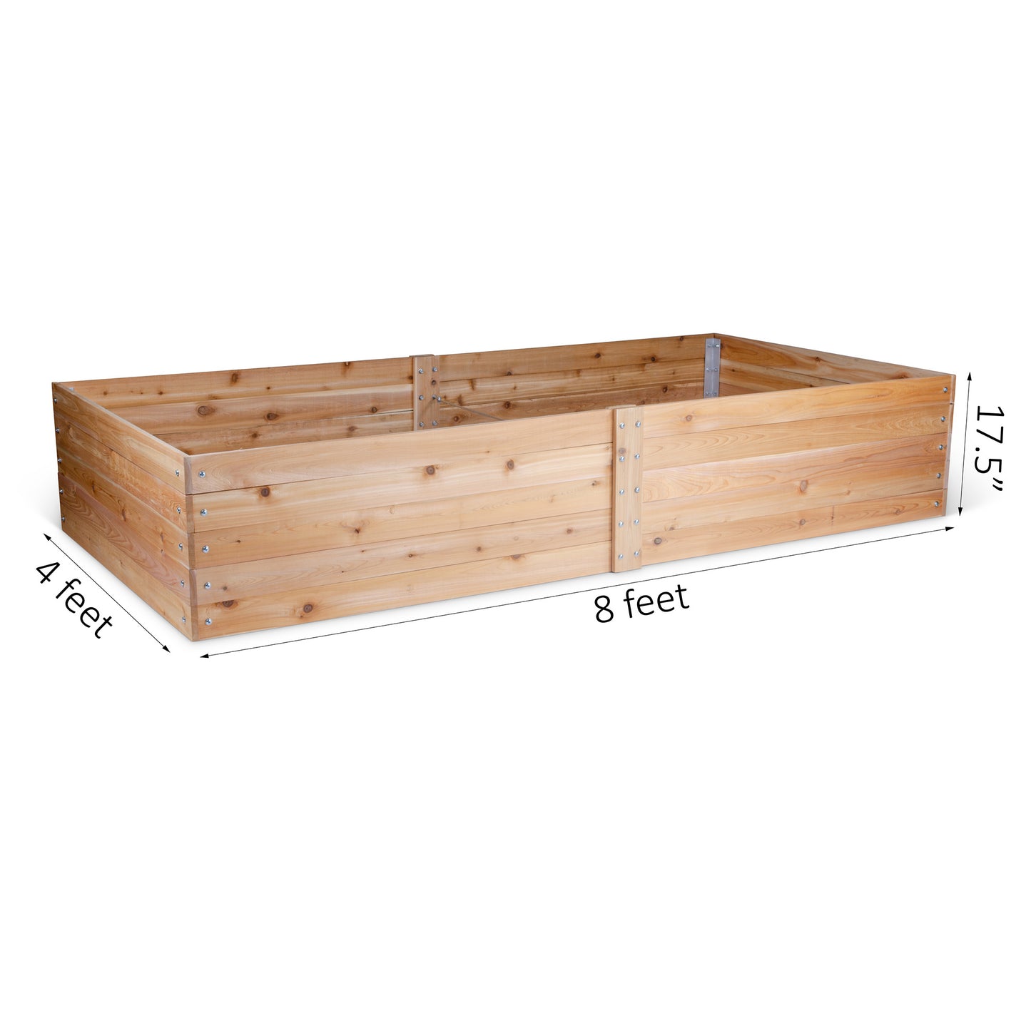 Cedar Raised Garden Bed - 4' x 8' x 17.5"