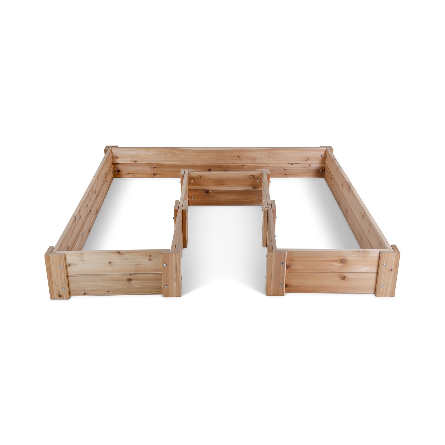 Cedar Raised Garden Bed - U-Shaped - 6' x 6' x 11"