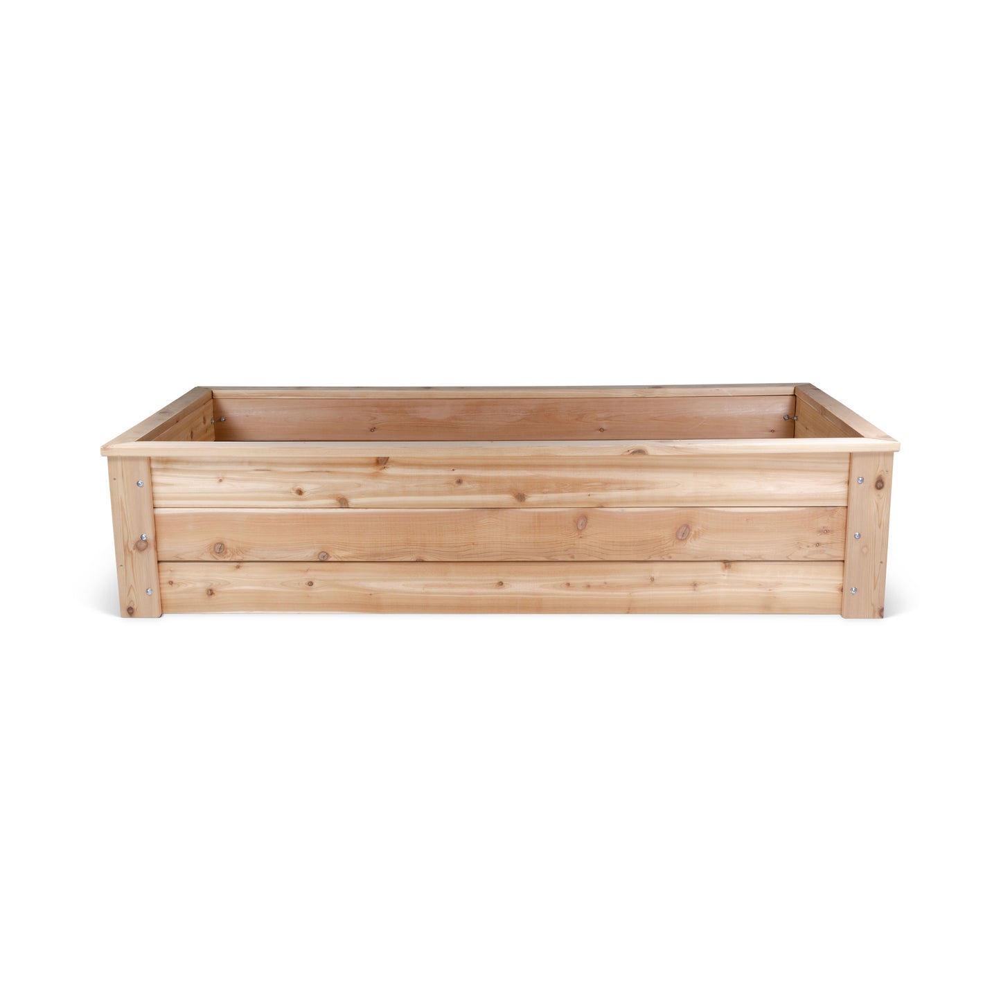 Cedar Raised Garden Bed With Trim Kit - 3' x 6' x 16.5"