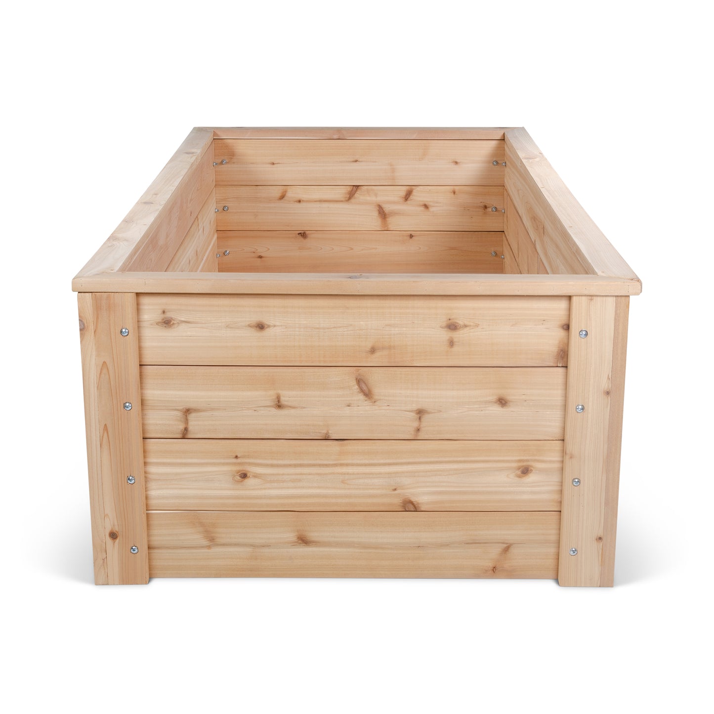 Cedar Raised Garden Bed With Trim Kit - 3' x 6' x 22"