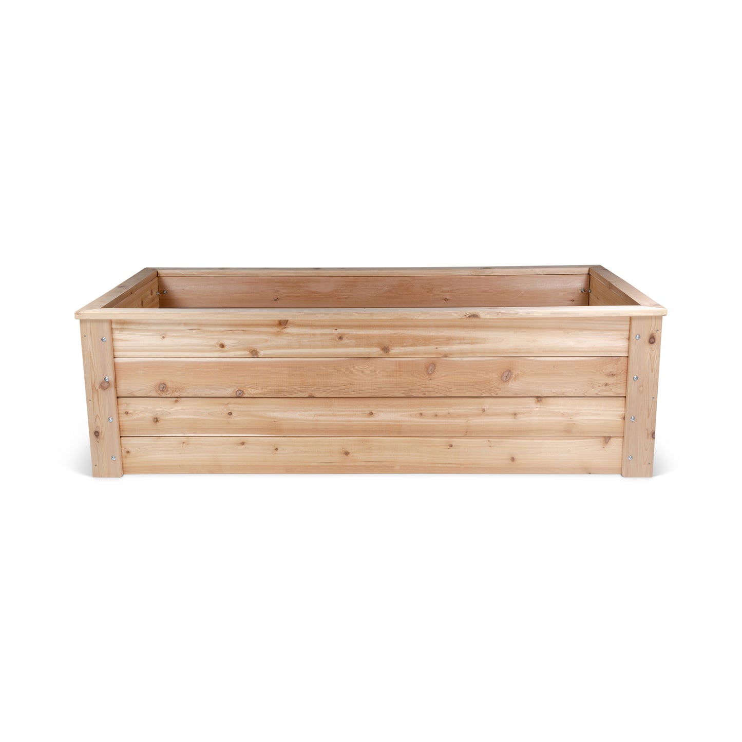 Cedar Raised Garden Bed With Trim Kit - 3' x 6' x 22"