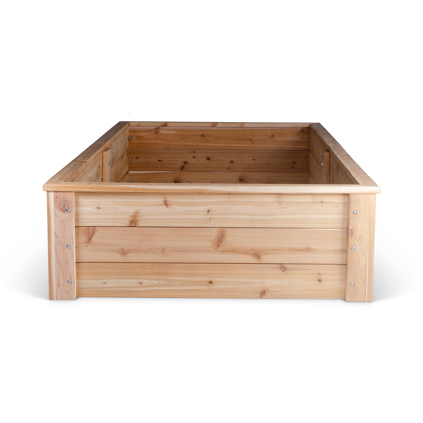 Cedar Raised Garden Bed With Trim Kit - 4' x 8' x 16.5"