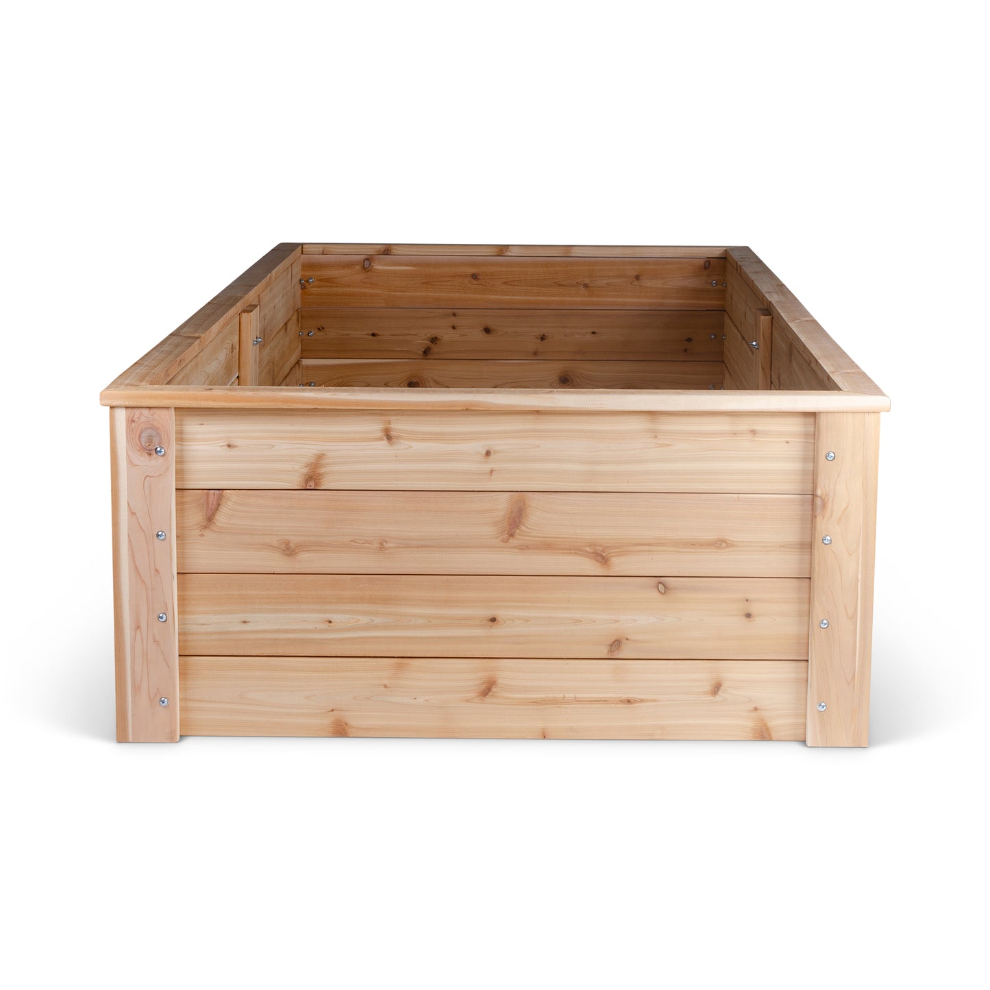 Cedar Raised Garden Bed With Trim Kit - 4' x 8' x 22"