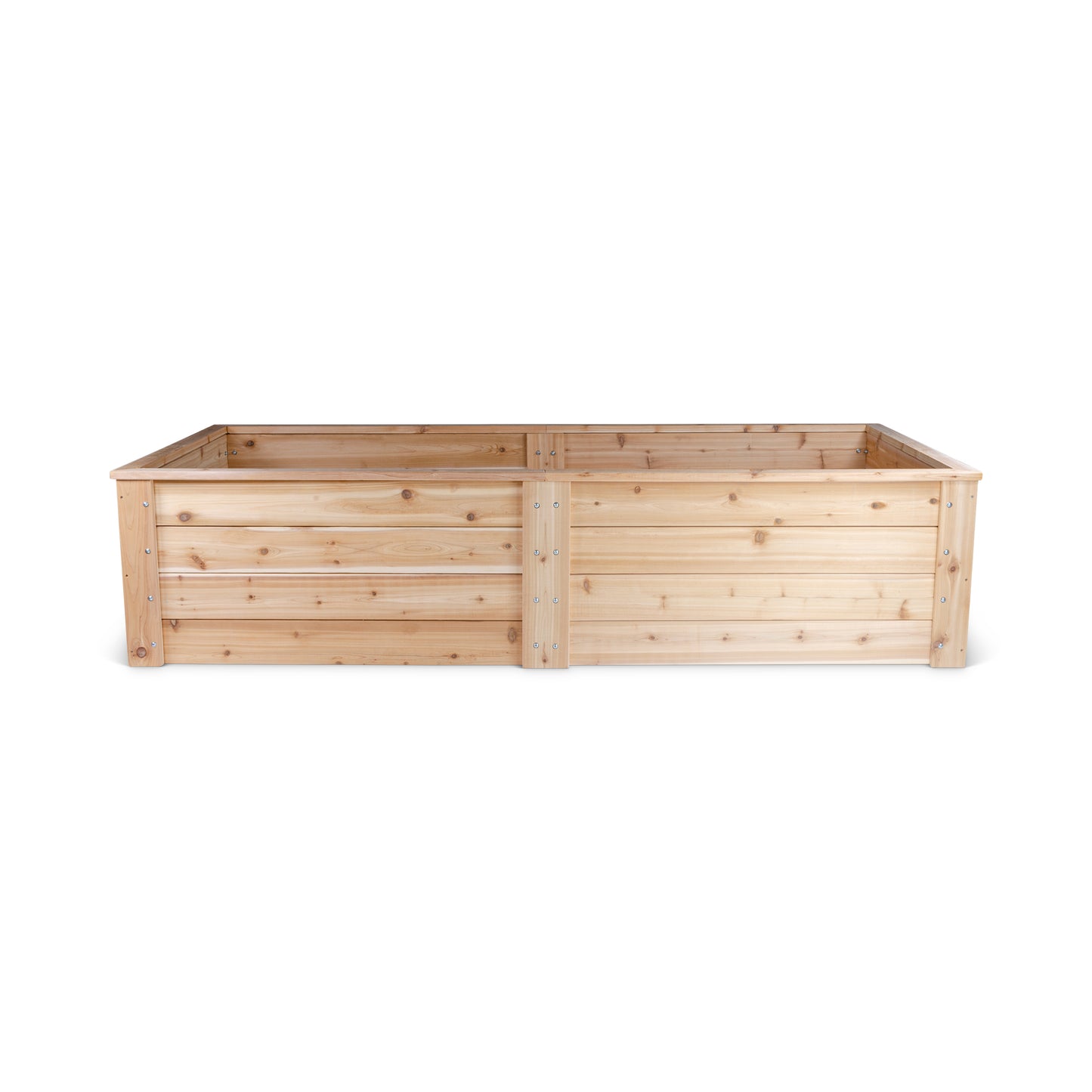 Cedar Raised Garden Bed With Trim Kit - 4' x 8' x 22"