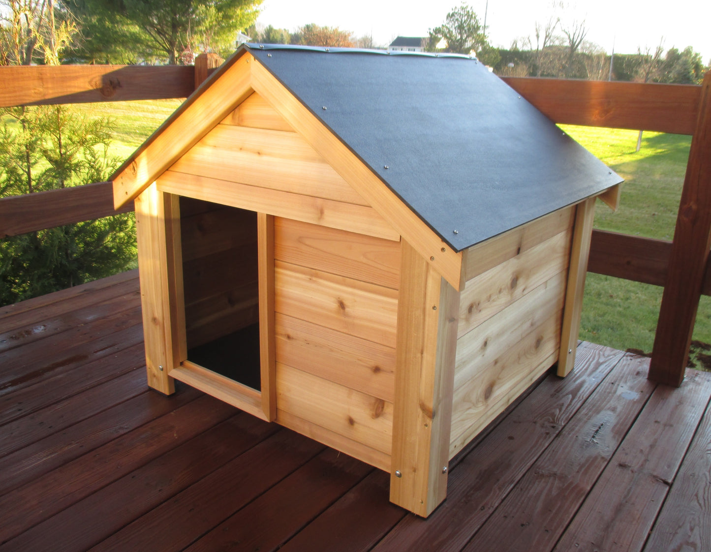 The Ultimate Cedar Dog House